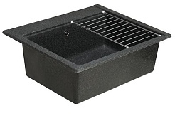 Акватон Кухонная мойка Делия 60 графит – фотография-5