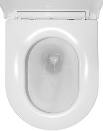 Azario Унитаз-компакт Margo AZ-2125-UQ1 безободковый с бачком с сиденьем микролифт белый – фотография-11