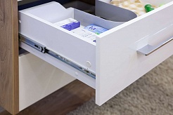 Sanflor Мебель для ванной Ларго 2 80 R вяз швейцарский, белый – фотография-6