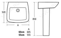 Ideal Standard Пьедестал для раковины Ventuno T408701 – фотография-2