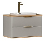 Equil Тумба с раковиной Desert 80 подвесная амарок