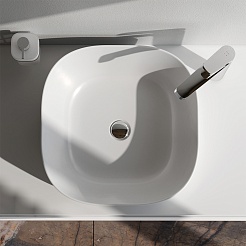 Am.Pm Мебельная накладная раковина Func 43 белая глянцевая – фотография-4