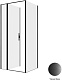 Allen Brau Душевой уголок Priority 90x80 3.31027.BBA/3.31042.BBA чёрный браш – фотография-17