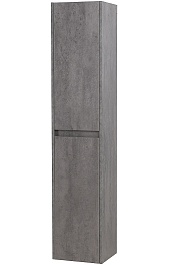 BelBagno Пенал для ванной Kraft 33/160 L Cemento Grigio – фотография-1