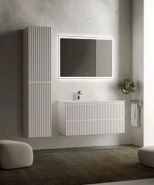 Sancos Тумба с раковиной Snob R 100 bianco раковина Grace 101 L CN7014 – фотография-3