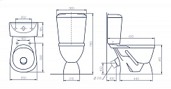 Rosa Унитаз-компакт Валдай – фотография-2