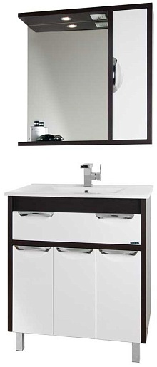 Водолей Комплект мебели "Габи 75" R белый/венге – фото-1