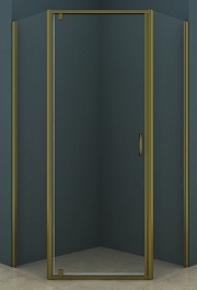 Azario Душевой уголок AZ-112P 90х90 бронза – фотография-1