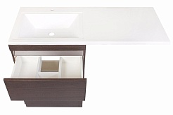 Style Line Тумба с раковиной Даллас 120 Люкс L, венге – фотография-3