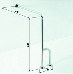 Bemeta Поручень для ванной Help 301122142 – фотография-2