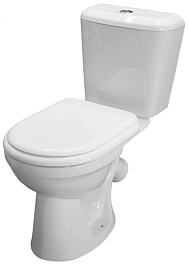 Керамин Унитаз-компакт Сити с мягким сиденьем – фотография-1