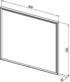 Allen Brau Зеркало Activity 80 1.340027.CGM олива матовый – фотография-4