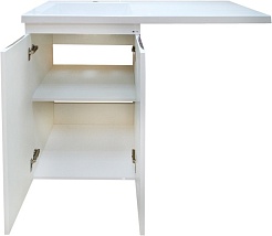 Misty Тумба с раковиной Куба 60 2 двери L – фотография-6