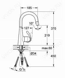 Grohe Смеситель "Zedra 32296SD0" – фотография-2