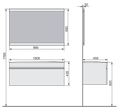 Velvex Зеркало для ванной Otto 100 – фотография-3