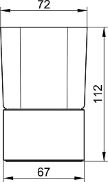 Keuco Стакан Elegance new 11650 019001 хром – фотография-2