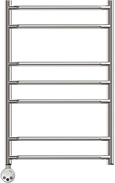 Point Полотенцесушитель электрический П7 500x800 PN07158E хром – фотография-3
