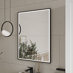 Equil Зеркало Lago 60 черный – фотография-6