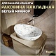 Teymi Раковина накладная в ванную Lori 60 белый мрамор T50498 – фотография-19