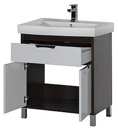 Aquanet Мебель для ванной  "Гретта 75" венге (209976) – фотография-3