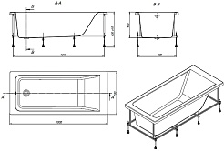 Roca Акриловая ванна Easy 150x70 – фотография-6