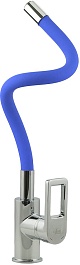 Rossinka Смеситель для кухни Z35-35U-Blue синий/хром – фотография-2