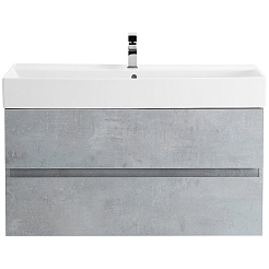 BelBagno Тумба с раковиной Molveno-46 80 подвесная beton – фотография-2