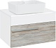 Runo Тумба под раковину Вудлайн 65 скандинавский дуб/белая – фотография-18