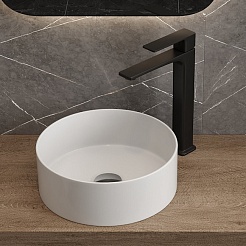 Teymi Смеситель для раковины чаши Lori T10260 черный матовый – фотография-10