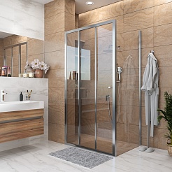 Grossman Душевая дверь в нишу Falcon GR-D100 – фотография-6