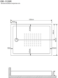 Grossman Душевой поддон 120x90 R GR-11200920R – фотография-2