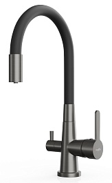 Tokito Смеситель для кухни AISAI вороненая сталь TOK-AIS-1019 – фотография-1