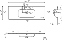 Brevita Тумба с раковиной Wine 120 подвесная белая – фотография-11