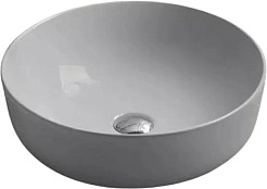 SantiLine Раковина накладная 41.5 SL-1054MG серая матовая – фотография-1