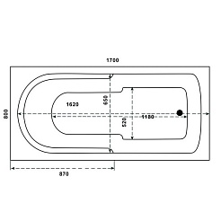 Relisan Eco Plus Акриловая ванна Сона 170х80 – фотография-3