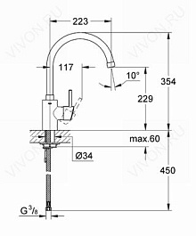 Grohe Смеситель "Concetto 32661001" – фотография-2