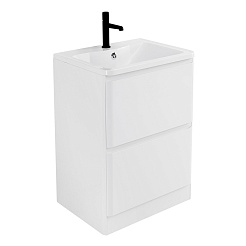 BelBagno Тумба с раковиной Albano 60 напольная Bianco Lucido – фотография-4