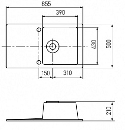 Акватон Мойка Верона серый шелк – фотография-2