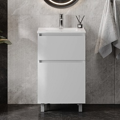 Teymi Тумба под раковину Laina 50 белая матовая – фотография-6