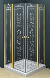 Cezares Душевой уголок ROYAL PALACE-A-AH-2-100/120-CP-G – фотография-1