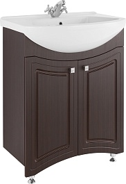 Водолей Тумба с раковиной Адам 65 венге – фотография-1