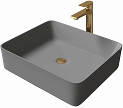Grossman Мебельная раковина GR-3016GM серая матовая – фотография-1