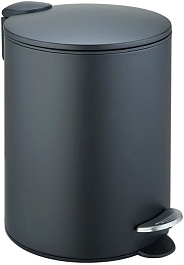 WeltWasser Ведро для мусора WW Betta BL 5L черное матовое – фотография-1