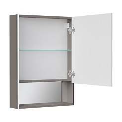 Equil Зеркальный шкаф Smile 60 R лен антрацит – фотография-3