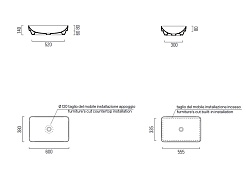 GSI Раковина Pura 883711 60 см – фотография-3