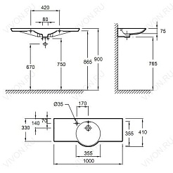 Jacob Delafon Раковина Formilia Spherik E4505 – фотография-4