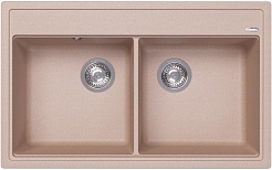 Florentina Мойка кухонная Липси 820 песочная – фотография-1