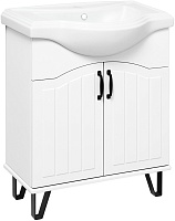 Runo Тумба с раковиной Марсель 65 белая