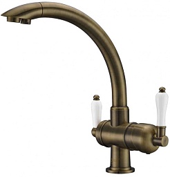 Zorg Смеситель для кухни "Clean Water ZR 327 YF" ANTIQUE – фотография-1