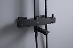 Allen Brau Душевая стойка Infinity 5.21029-31 черный матовый – фотография-7